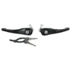2 poignées de porte noires pour Porsche 911, 912 et 930 (1970-1989)