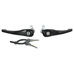 2 poignées de porte noires pour Porsche 911, 912 et 930 (1970-1989)