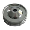 Poulie alternateur aluminium type billet chromée