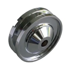 Poulie alternateur aluminium type billet chromée