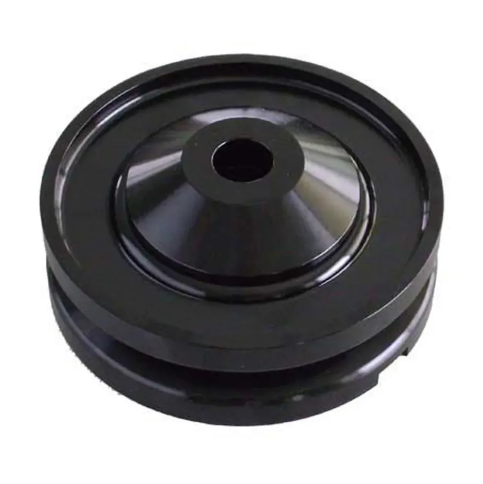 Poulie aluminium alternateur type billet noire