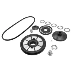 Poulies alu noires d'alternateur et vilebrequin pour VOLKSWAGEN moteur type 1
