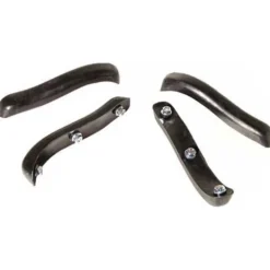 Protections caoutchouc FLAT 4 sur butoirs de parechocs pour Volkswagen Coccinelle 52 ->73 -par 4