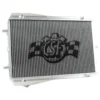 Radiateur d'eau gauche CSF en aluminium pour Porsche 997 Turbo et GT2 (2007-2013)