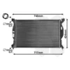 Radiateur d'eau moteur pour Audi A4 (B6) Boîte manuelle