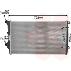 Radiateur d'eau moteur pour Volkswagen Golf 5 1.4 TSI , 1.9 TDI