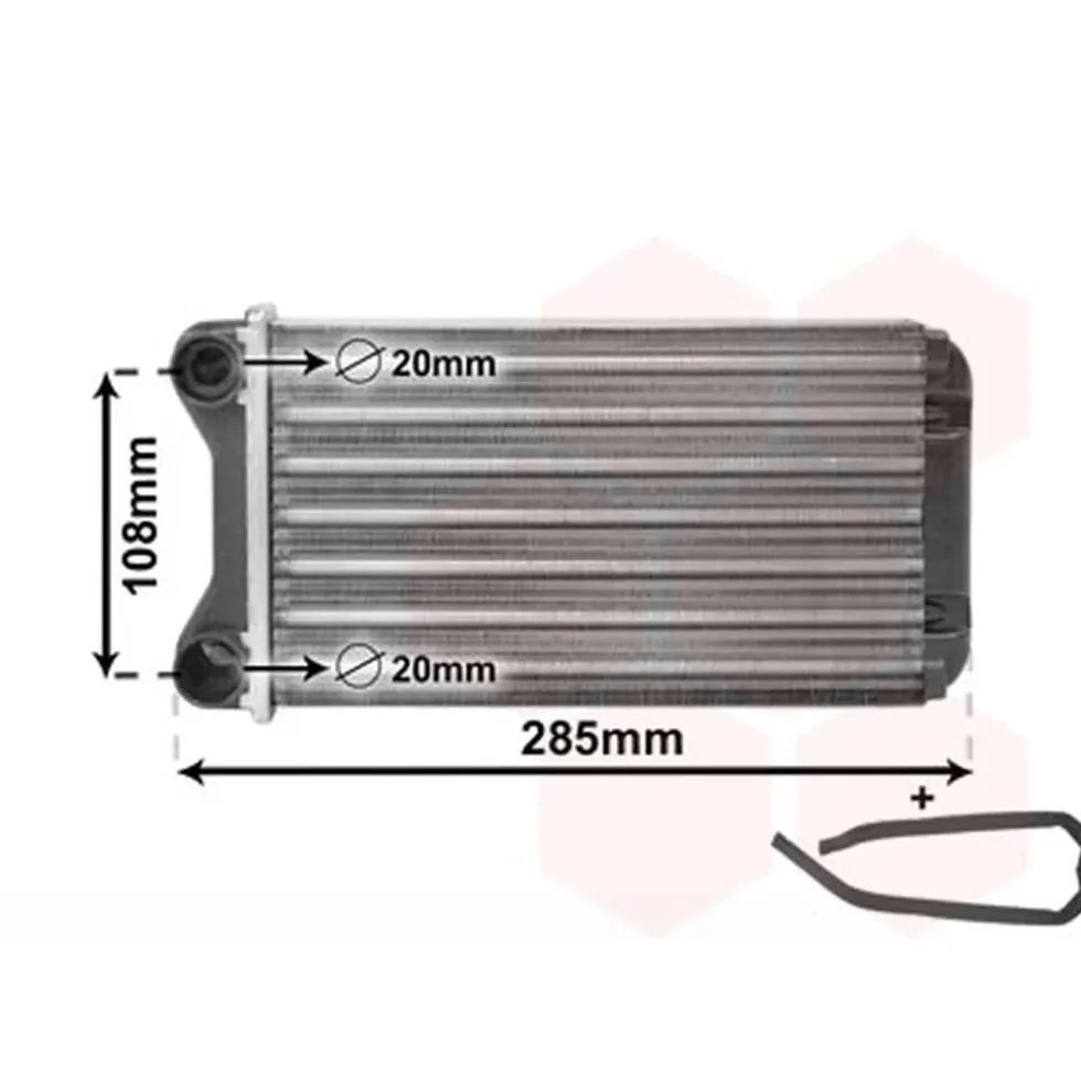 Radiateur de chauffage pour Audi A4 (B6)