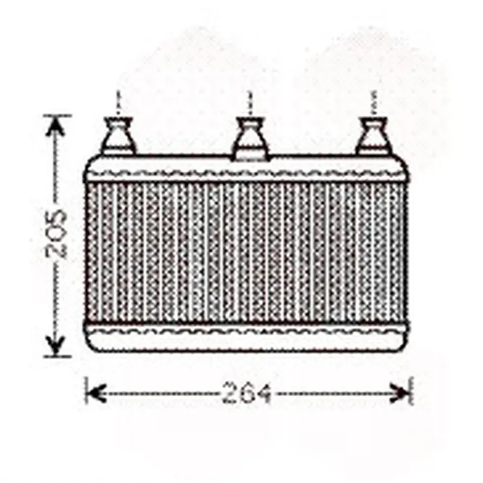 Radiateur de chauffage pour Bmw Série 6 E63 Coupé et E64 Cabriolet (05/2002-07/2010)
