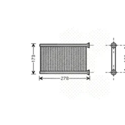 Radiateur de chauffage pour BMW série 1 E90-E91-E92-E93 avec climatisation depuis 01/07