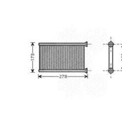 Radiateur de chauffage pour BMW série 1 E81-E82-E87-E88 avec climatisation depuis 08/06