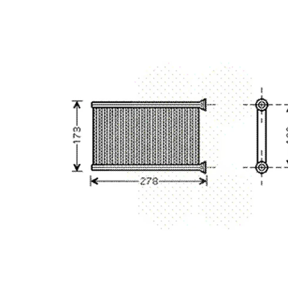 Radiateur de chauffage pour BMW série 1 E81-E82-E87-E88 avec climatisation depuis 08/06
