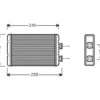 Radiateur de chauffage pour BMW E46 sans climatisation