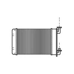 Radiateur de chauffage pour BMW Série 3 E30 Berline Coupé Touring et Cabriolet phase 1 et 2 (12/1981-02/1994) - version tubes en plastique