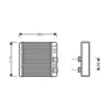 Radiateur de chauffage pour BMW E46 avec climatisation