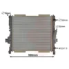 Radiateur de refroidissement pour Renault Twingo C3G avec climatisation.