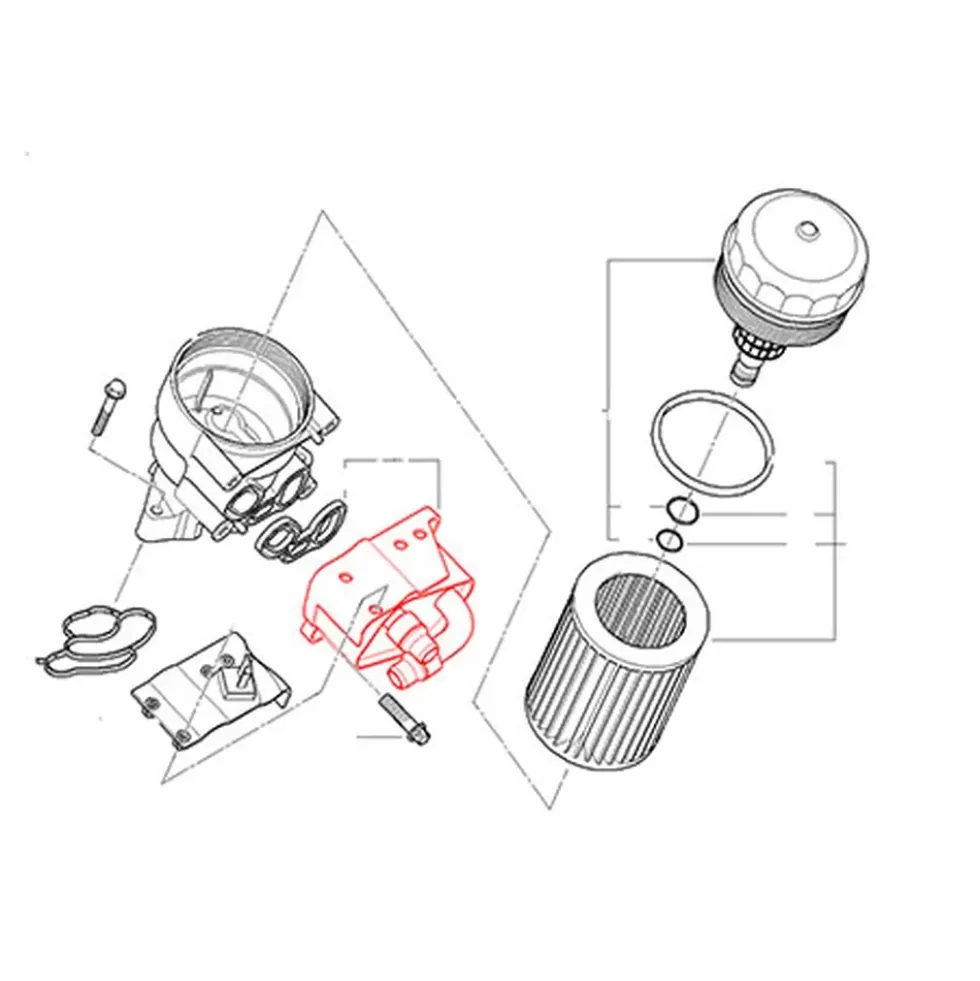 Radiateur d'huile pour BMW E90/E91/E92/E93