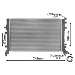 Radiateur d'intercooler refroidi par eau pour Volkswagen Golf 6