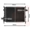 Radiateur moteur pour Rover Mini (10/1992-11/2000)
