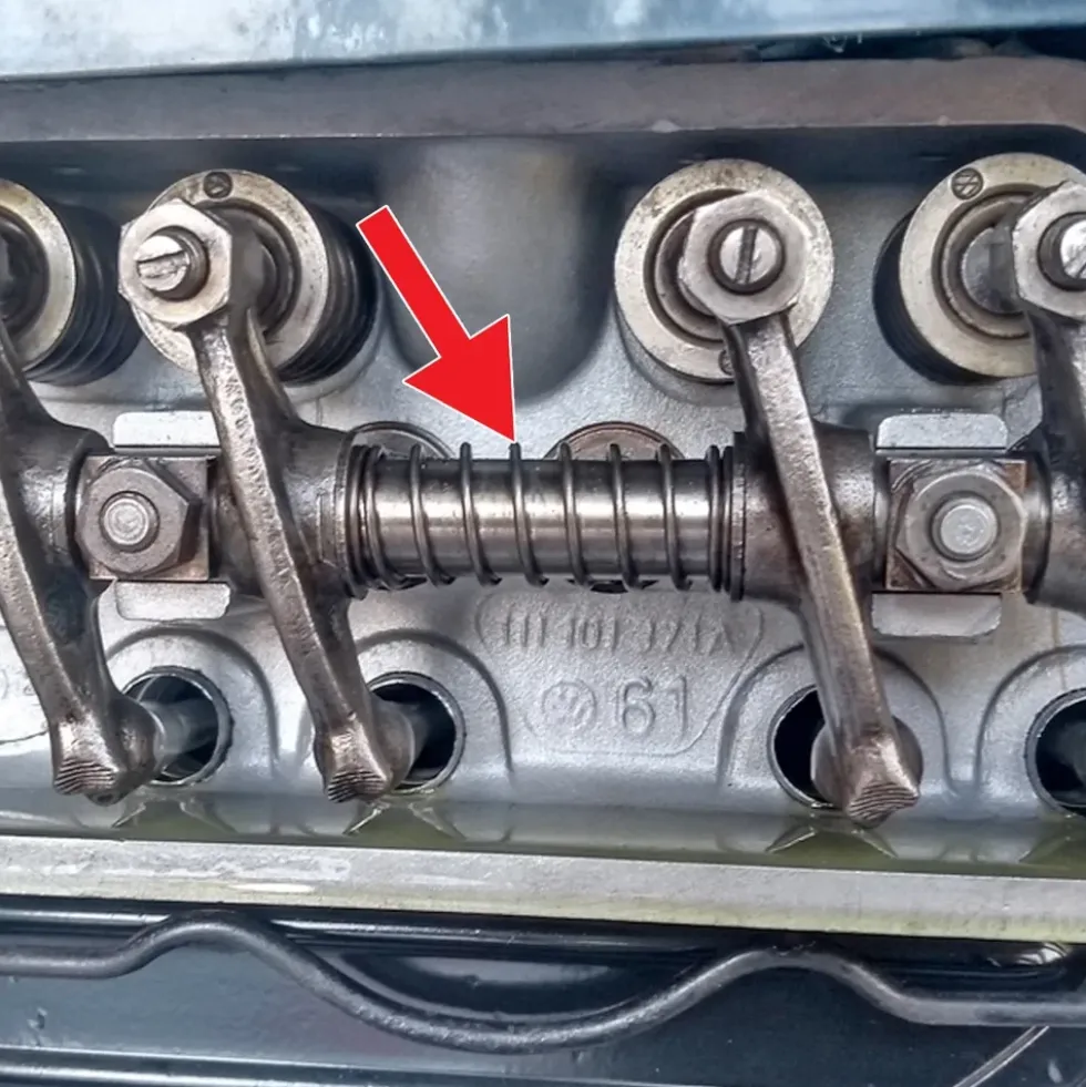 Ressort d'axe de culbuteurs pour VOLKSWAGEN Combi Split Brazil (1957-1975) - moteur pied moulé 30cv