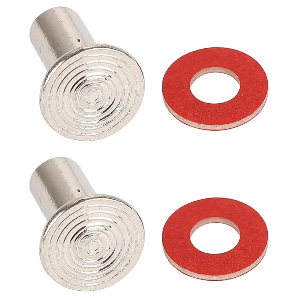 Rivets sur charnières supérieures de déflecteurs - 2 pièces