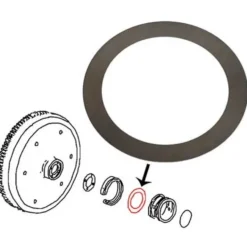 Rondelle de réglage du jeu latéral épaisseur 0,32 mm pour moteur type 1 pied-moulé 25 / 30cv