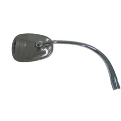 Rétroviseur chromé oval 