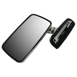 Rétroviseur extérieur gauche chromé rectangulaire pour BMW Série 02 E10 phase 2 (09/1973-07/1977)