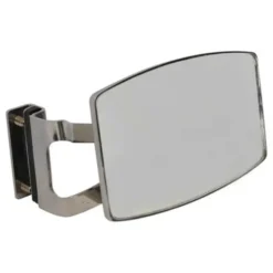 Rétroviseur passager chromé rectangulaire spécial 