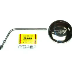 Rétroviseur rond gauche FLAT4 complet pour Combi Split ->67