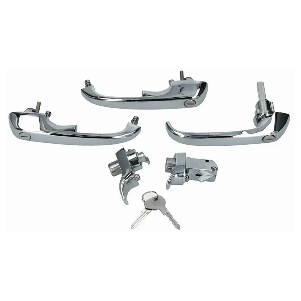 Serrures extérieures une clé pour VOLKSWAGEN Combi Bay Window (08/1971-07/1974)