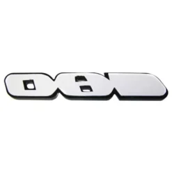 Sigle adhésif G60 rouge sur fond noir pour face arrière de VW Corrado G60 phase 1 et 2 (08/1988-07/1993)