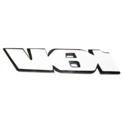 Sigle adhésif 16V rouge sur fond noir pour face arrière de VW Corrado 1.8 et 2.0 16 soupapes (04/1989-07/1994)