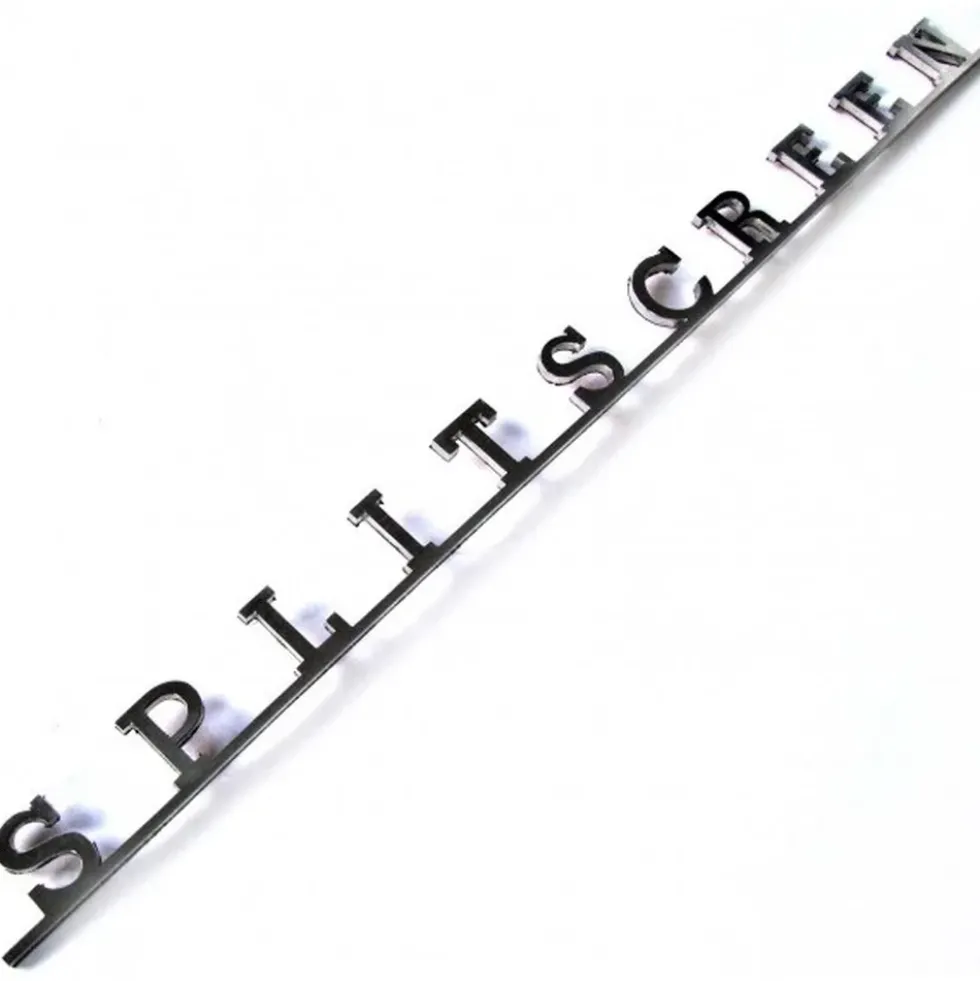 Sigle de carrosserie inox SPLITSCREEN