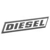 Sigle DIESEL de calandre 3 parties 2 phares pour VW Golf 1 Berline et Caddy Diesel (08/1976-07/1992)