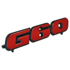Sigle G60 de calandre 4 barrettes pour VW Golf 2 GTI G60 (08/1988-07/1991)