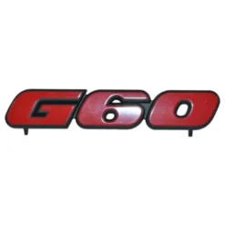 Sigle G60 de calandre 4 barrettes pour VW Golf 2 GTI G60 (08/1988-07/1991)