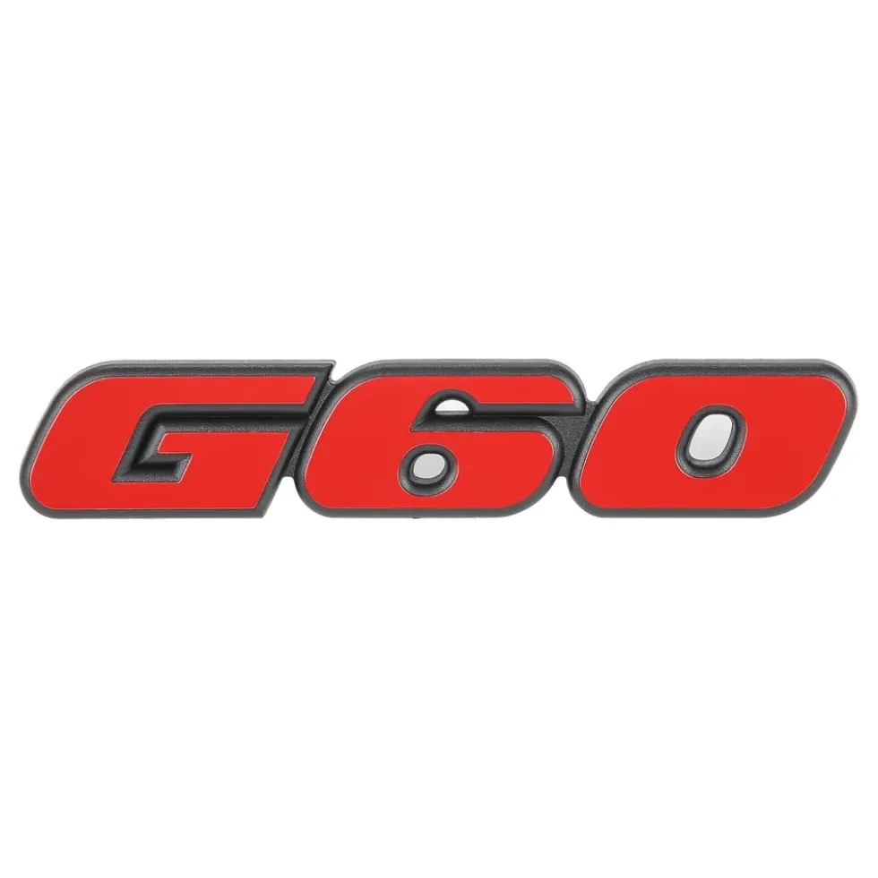 Sigle G60 de calandre 7 barrettes pour VW Corrado G60 phase 1 (08/1988-08/1991)