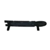 Sigle GTI chromé sur fond noir de calandre 2 barettes pour VW Golf 3 GTI 8S et 16S (09/1991-08/1997)