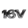 Sigle 16V chromé de calandre pour VW Polo 6N1 (09/1997-06/1999)