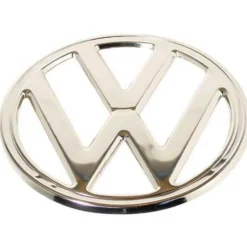 Sigle "VW" Chromé 18 cm pour Combi Bay Window 73 ->79