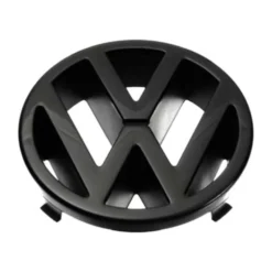 Sigle "VW" de calandre 125 mm noir pour VOLKSWAGEN Transporter T25 (08/1987-07/1992)