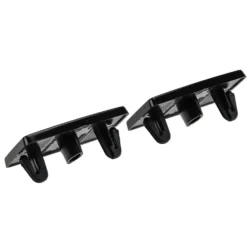 Sigle WOLFSBURG argent sur fond noir d'aile avant pour VW Golf 2 et Jetta 2 (08/1983-07/1992)