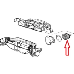 Soufflerie d'air pour Porsche 993 - côté gauche