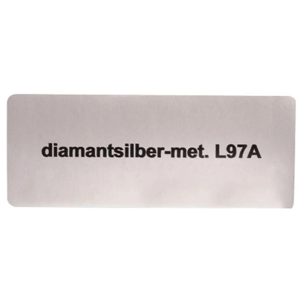 Sticker autocollant couleur "diamantsilber-met. L97A" pour Volkswagen Coccinelle