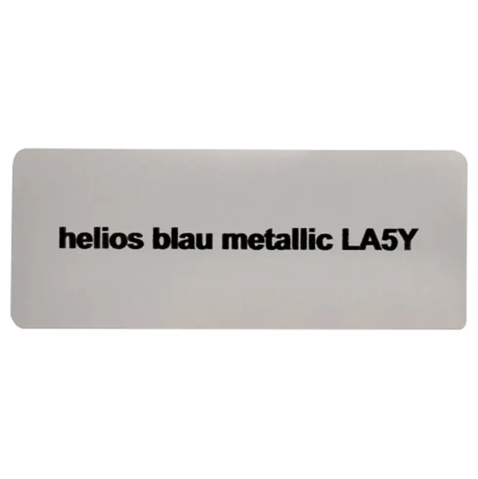 Sticker autocollant couleur "helios blau metallic LA5Y" pour Volkswagen Coccinelle