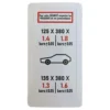 Sticker autocollant de pression des pneus pour Citroën Méhari