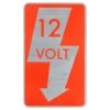 Sticker "12V"