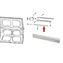 Support en U de cache glissière latérale pour Combi 68 ->79