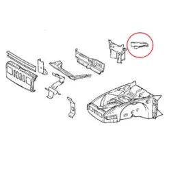 Tablier DANSK pour Porsche 911 et 912 (1965-1989) - cuvette
