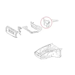 Tablier DANSK pour Porsche 912, 911 et 930 (1969-1983) - côté droit
